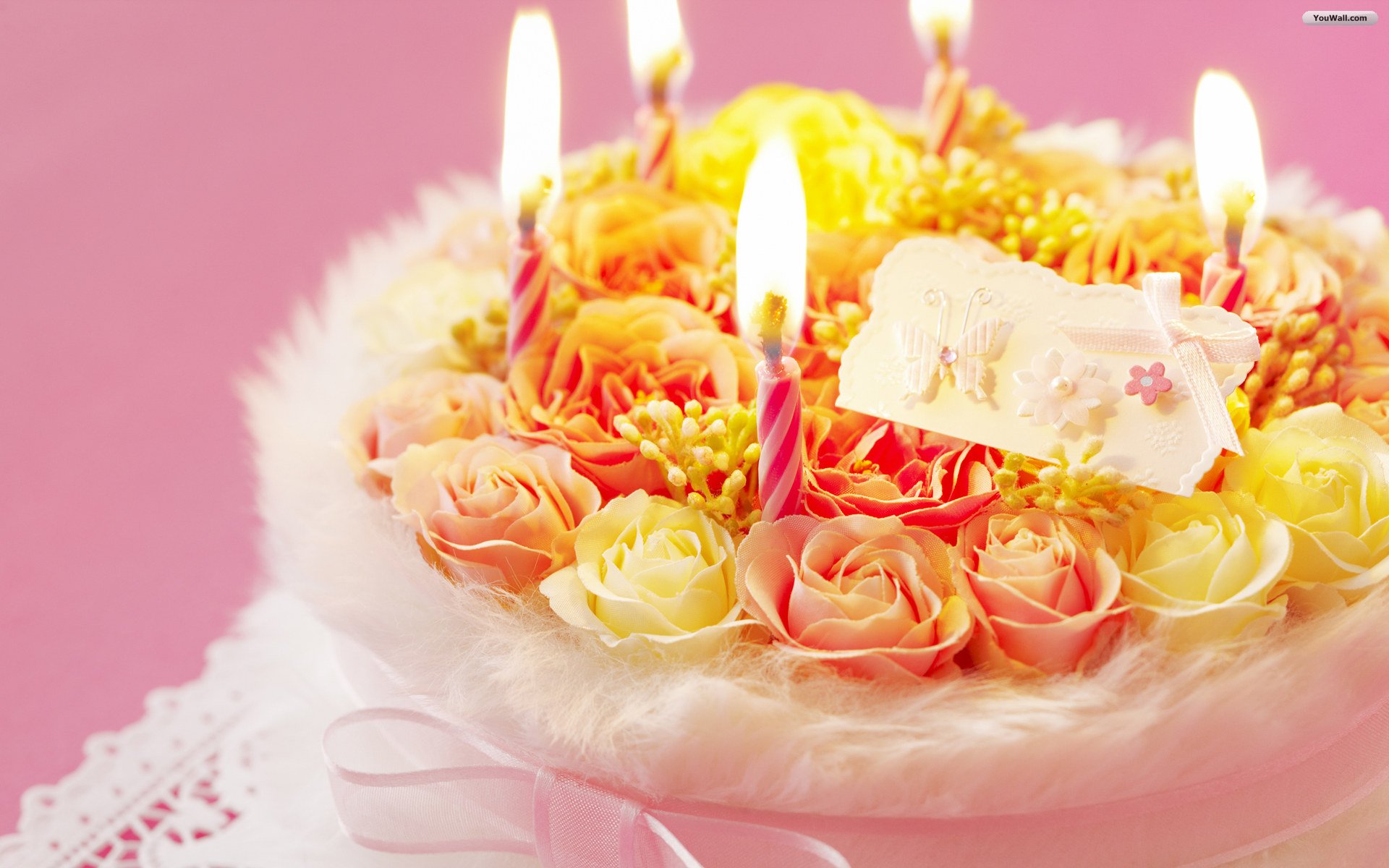 Birthday Cake Wallpaper - HD Wallpaper 