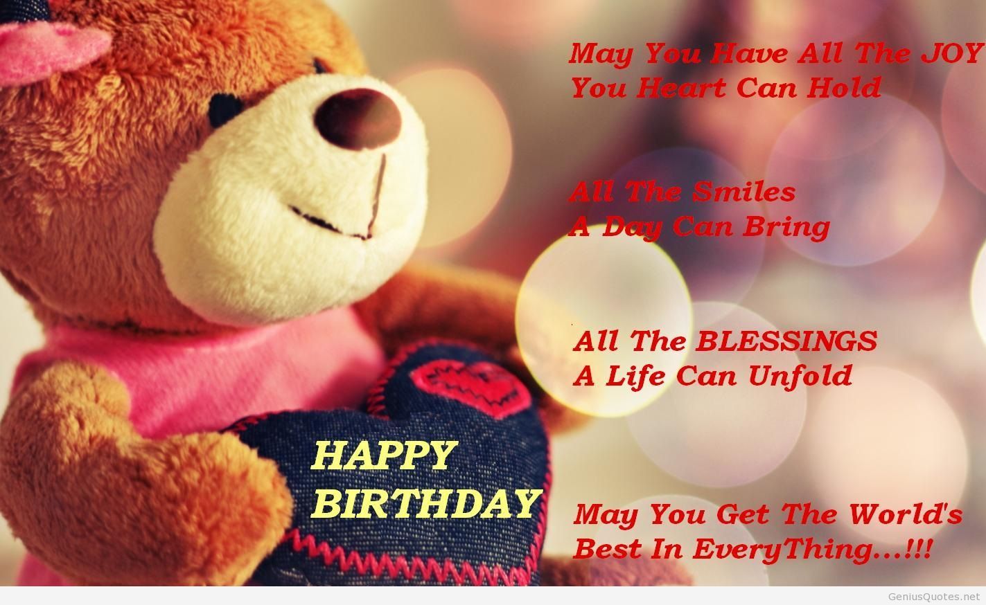 Happy Birthday Hd Wallpaper Quote 2014 Image Quote - Some Quotes About Birthday - HD Wallpaper 