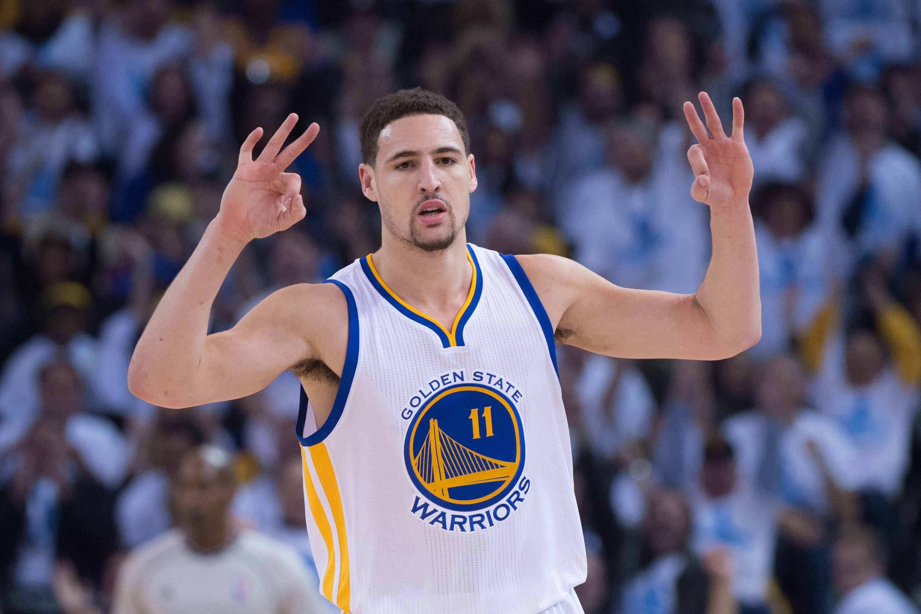 Klay Thompson 4k Widescreen Wallpaper - Klay Thompson Warriors - HD Wallpaper 