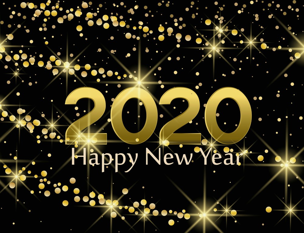 Most Beautiful Happy New Year 2020 Wallpapers Card - New Years Eve Party 2020 - HD Wallpaper 