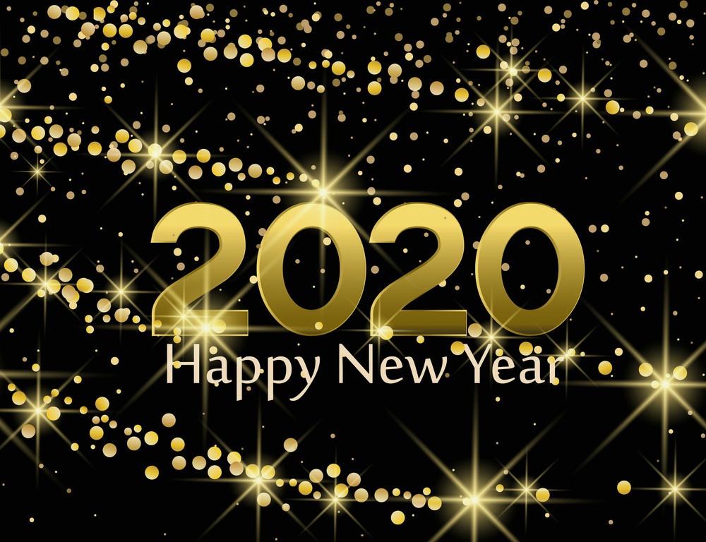 Most Beautiful Happy New Year 2020 Wallpapers Card - New Years Eve Party 2020 - HD Wallpaper 