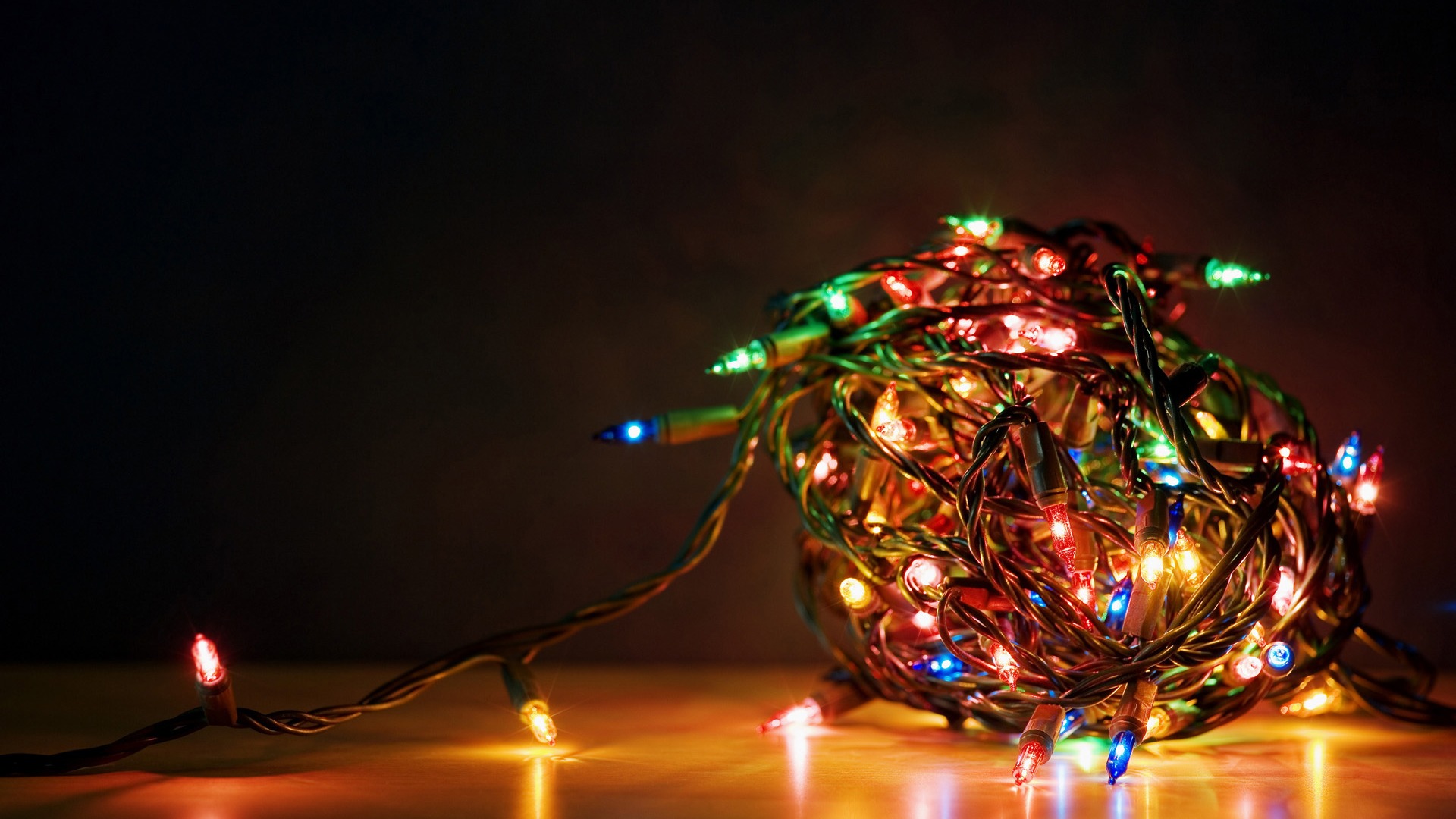 Christmas Lights Wallpaper Hd - 1920x1080 Wallpaper - teahub.io