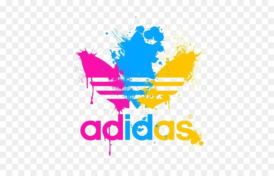 Paint Splatter Adidas Logo - HD Wallpaper 