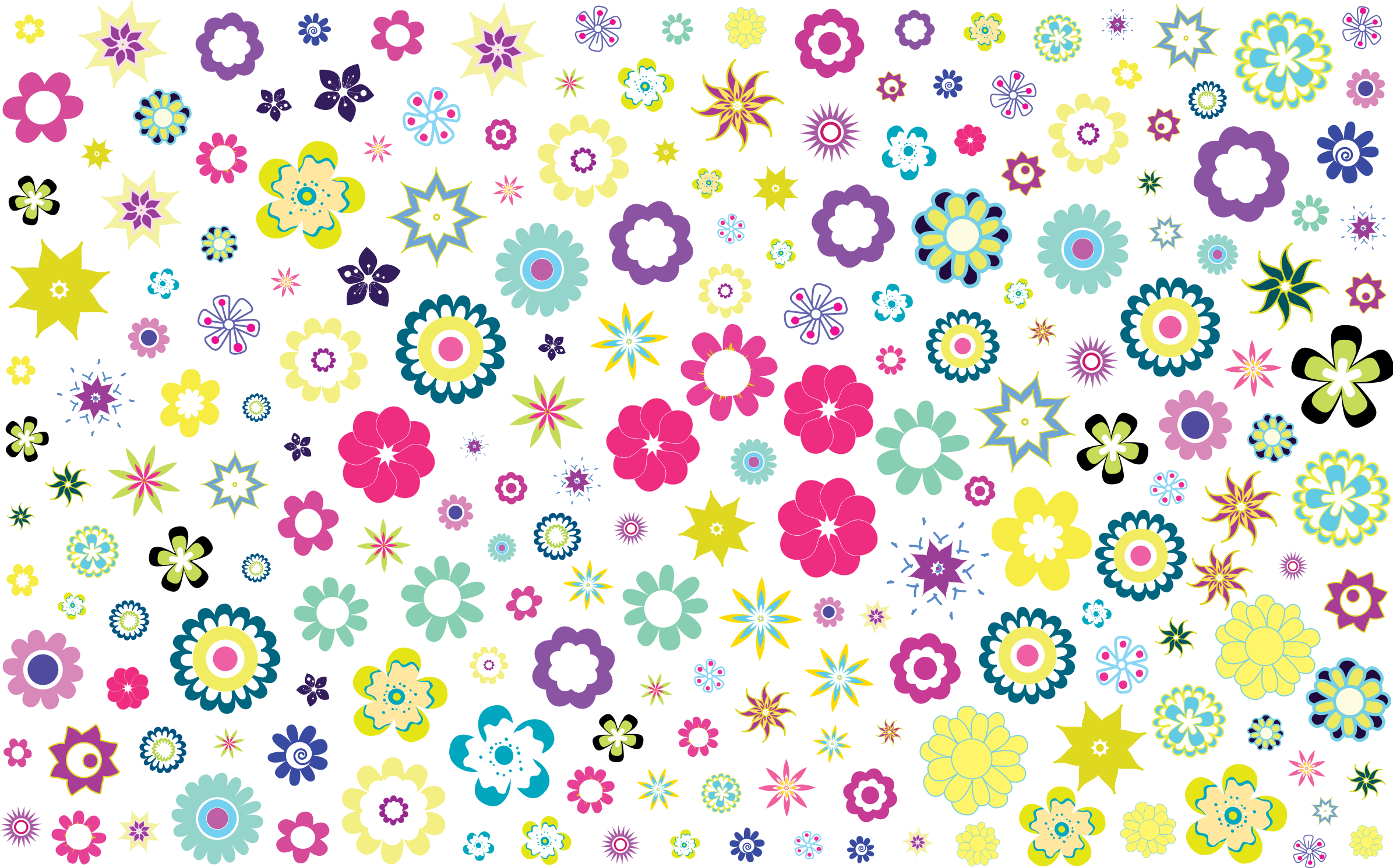 Clip Art Images Techflourish Collections Clipart - Colorful Floral Background Patterns - HD Wallpaper 