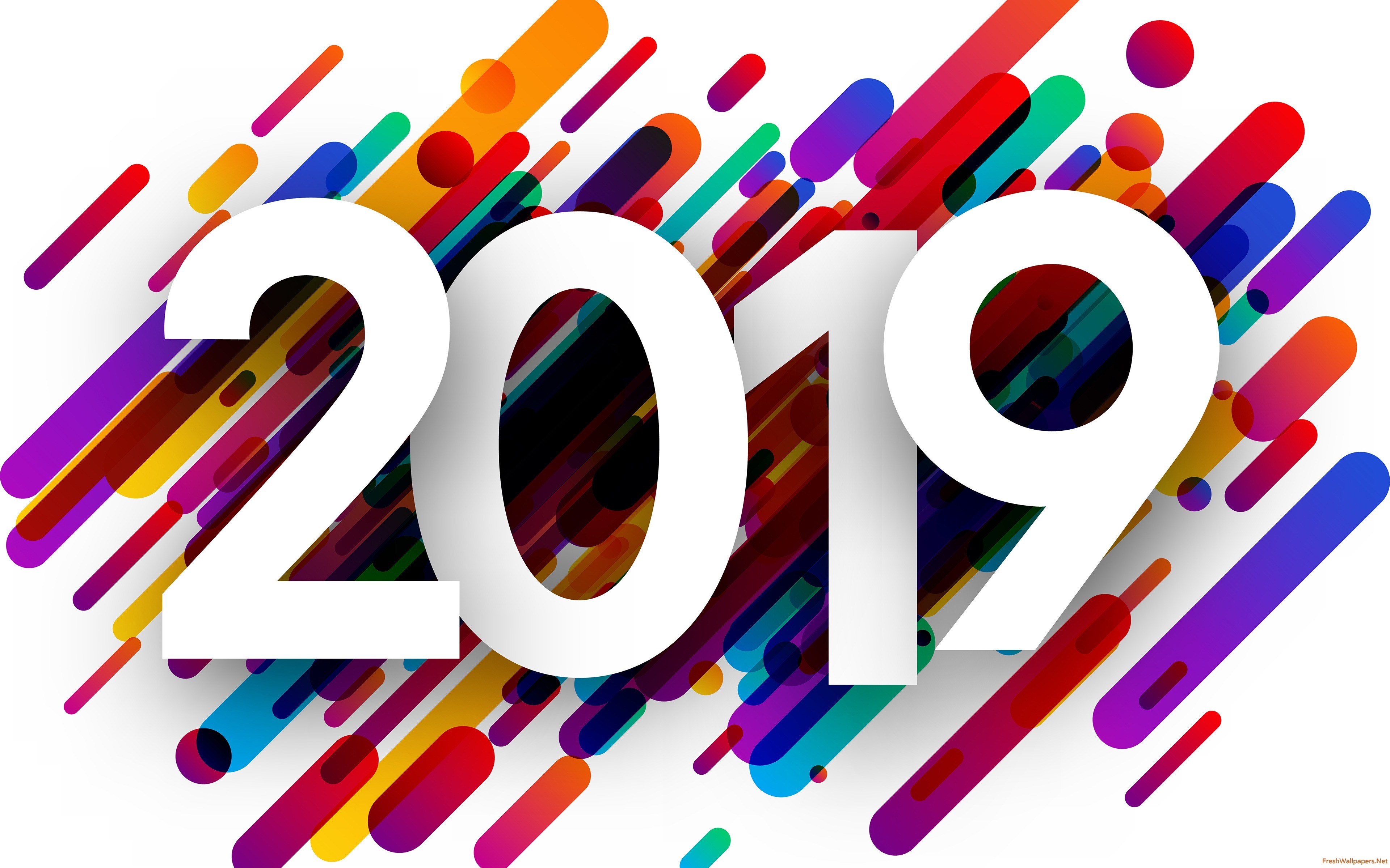 Hd Happy New Year 2019 - HD Wallpaper 