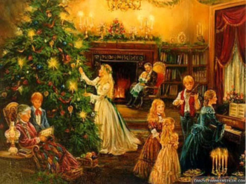 Victorian Christmas - HD Wallpaper 