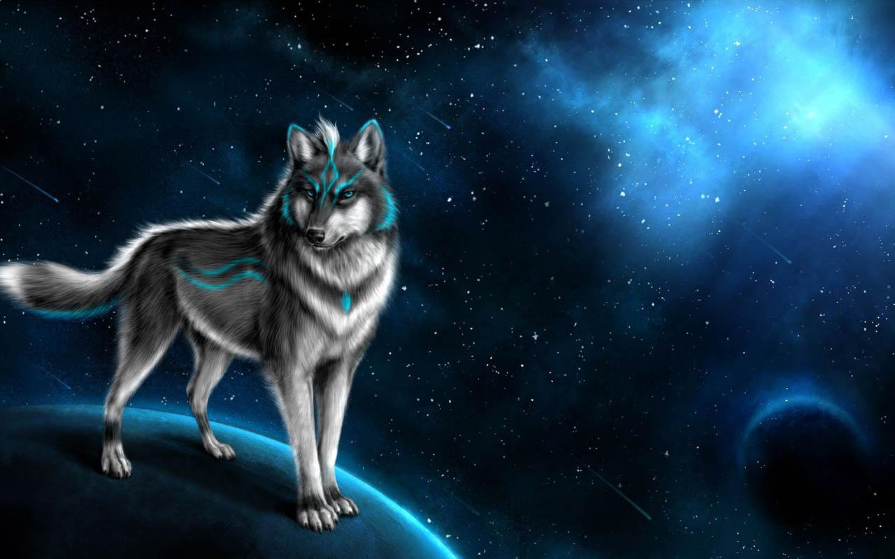 Animals In Space Art - HD Wallpaper 