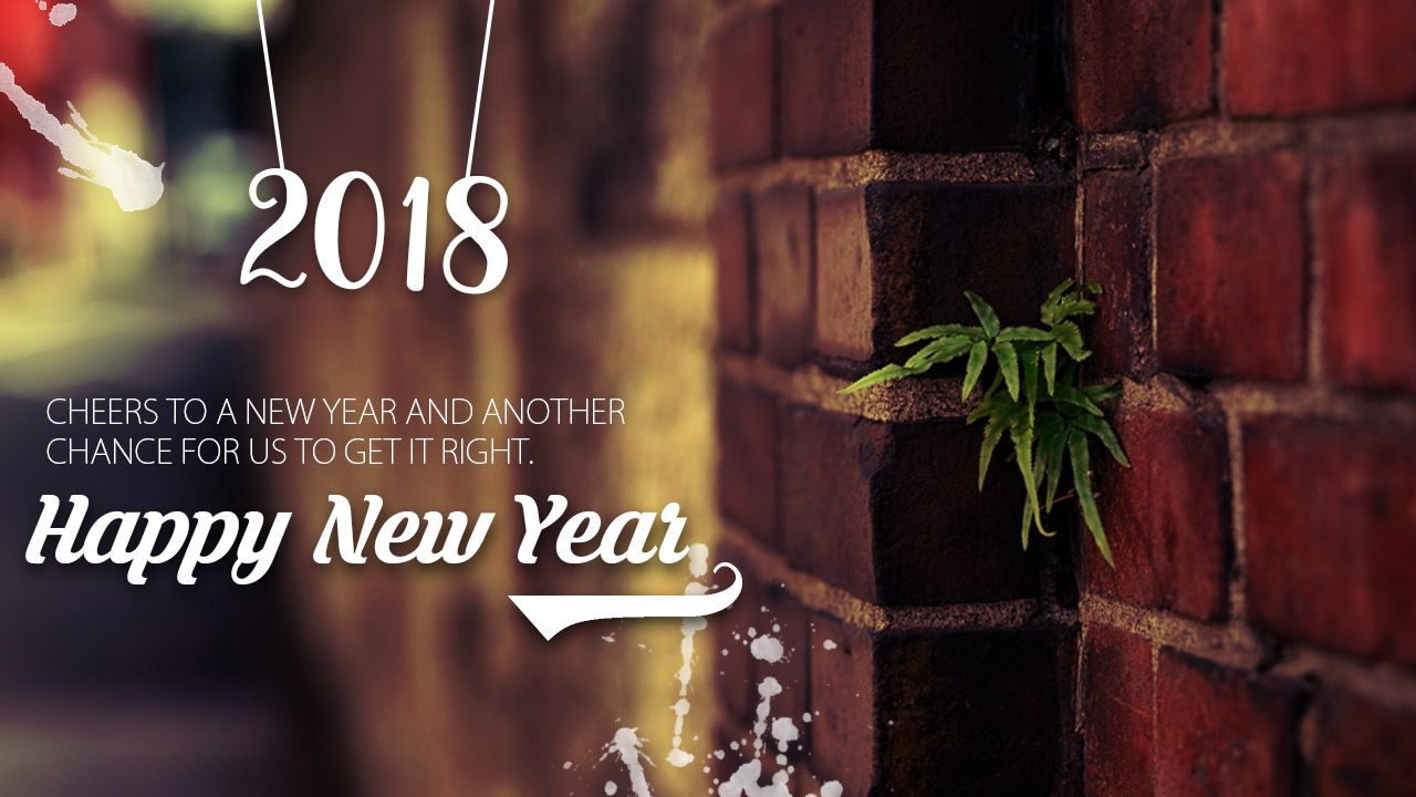 Happy New Year Wallpapers Free Download[1] - Happy New Year 2018 Hd - HD Wallpaper 