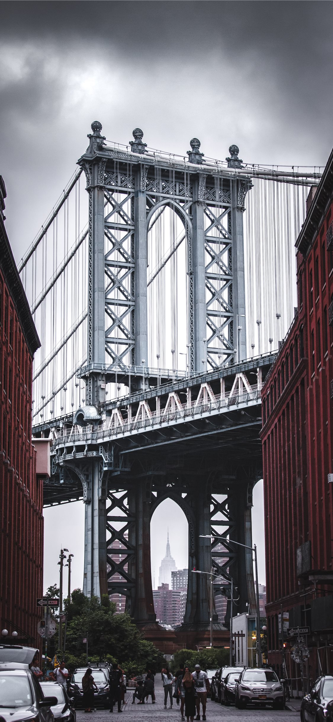 Manhattan Bridge Old Iphone - HD Wallpaper 