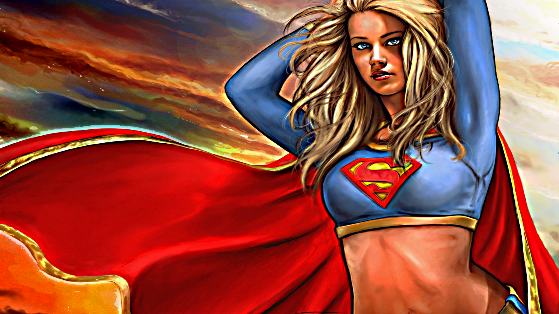 Supergirl Wallpaper Comics - HD Wallpaper 
