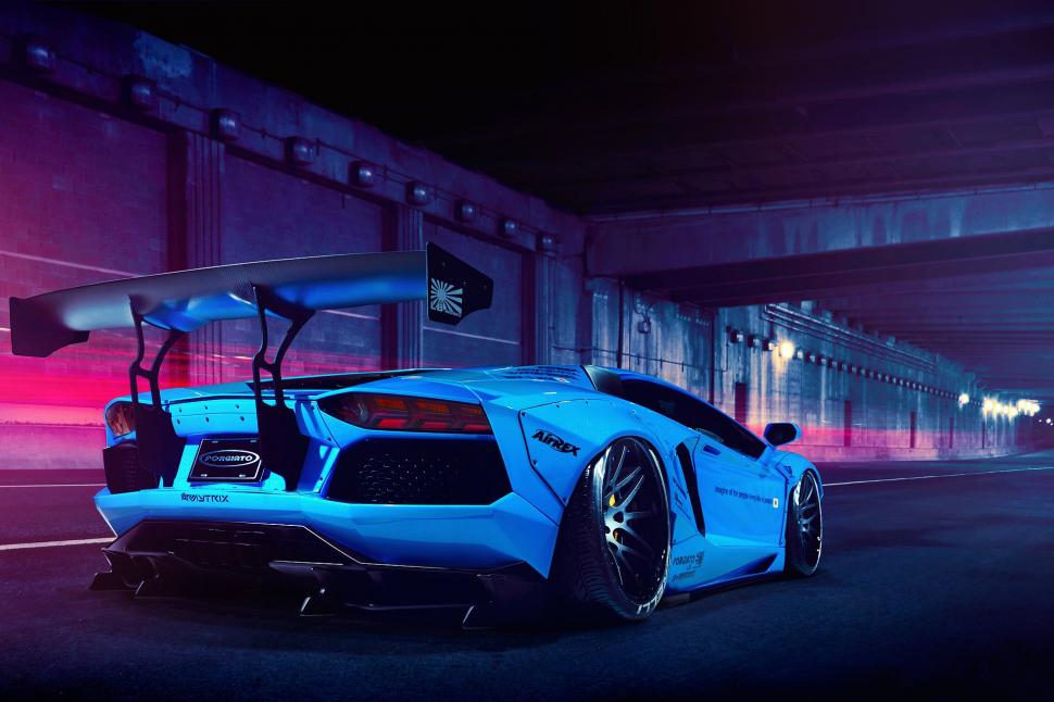 Liberty Walk, Lamborghini Aventador, Supercar Wallpaper,liberty - Liberty Walk Aventador - HD Wallpaper 