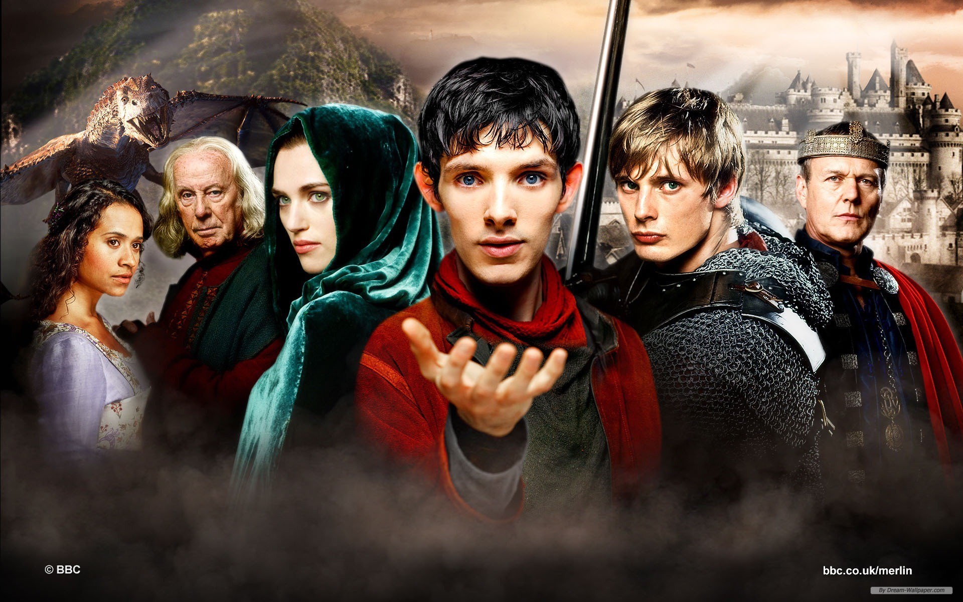 Free Movie Wallpaper - Bbc Merlin - HD Wallpaper 