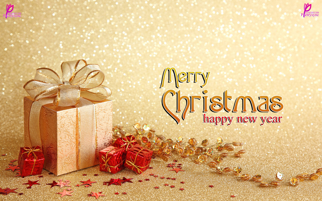 Merry Christmas And Happy New Year Hd - HD Wallpaper 
