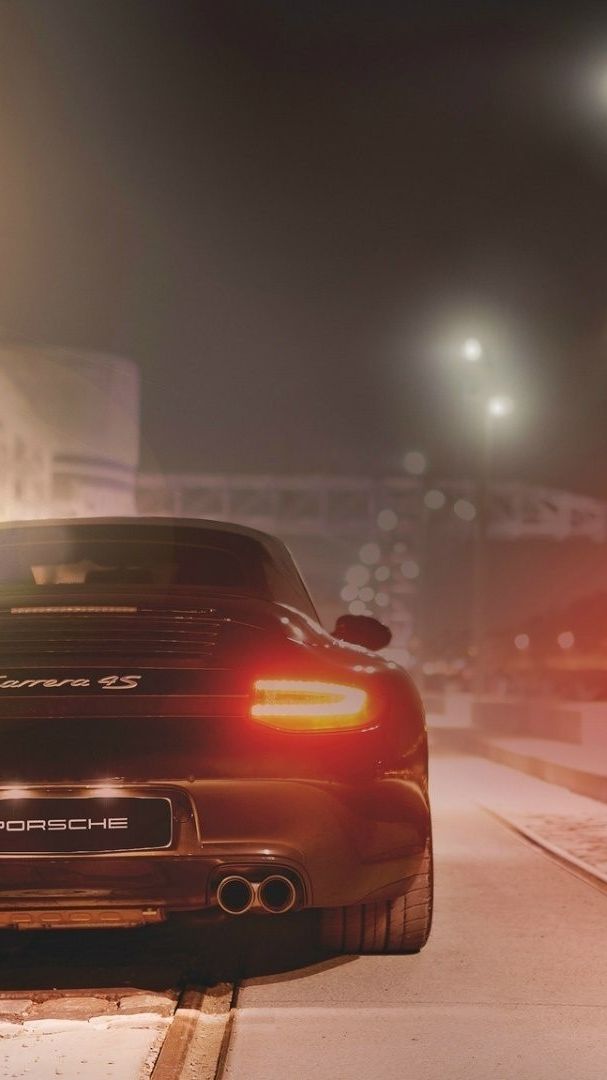 Night Porsche 911 Carrera 4s - HD Wallpaper 