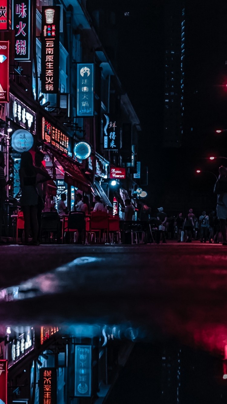 City Lights Wallpaper Iphone - HD Wallpaper 