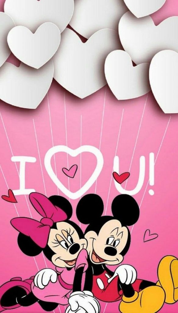 Mickey Mouse Love Wallpaper Hd - HD Wallpaper 