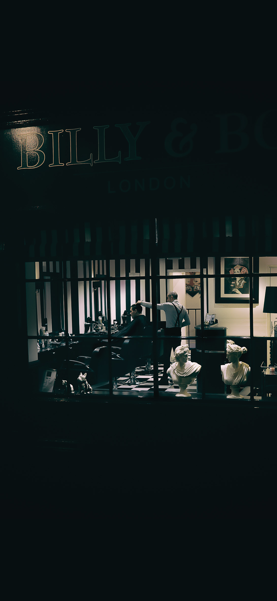 Com Apple Iphone Wallpaper Bd57 Barbershop Dark City - Barbershop