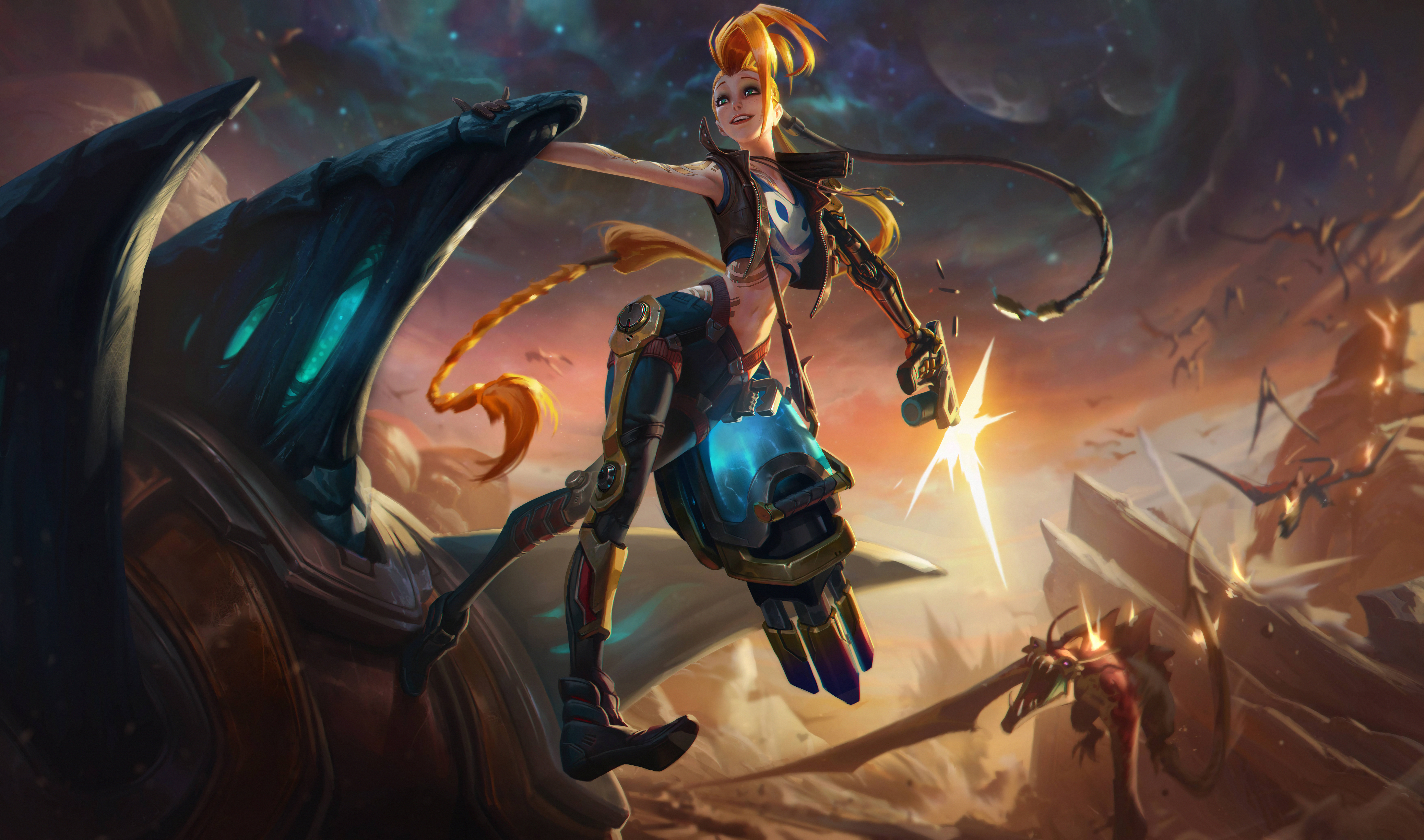 Odyssey Jinx Splash Art - HD Wallpaper 