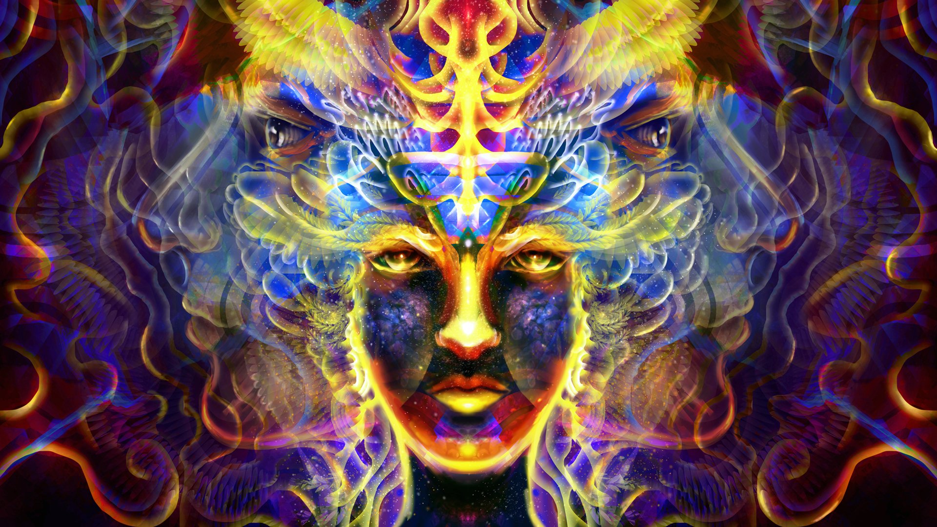 Psychedelic Art Trippy Avatars - HD Wallpaper 