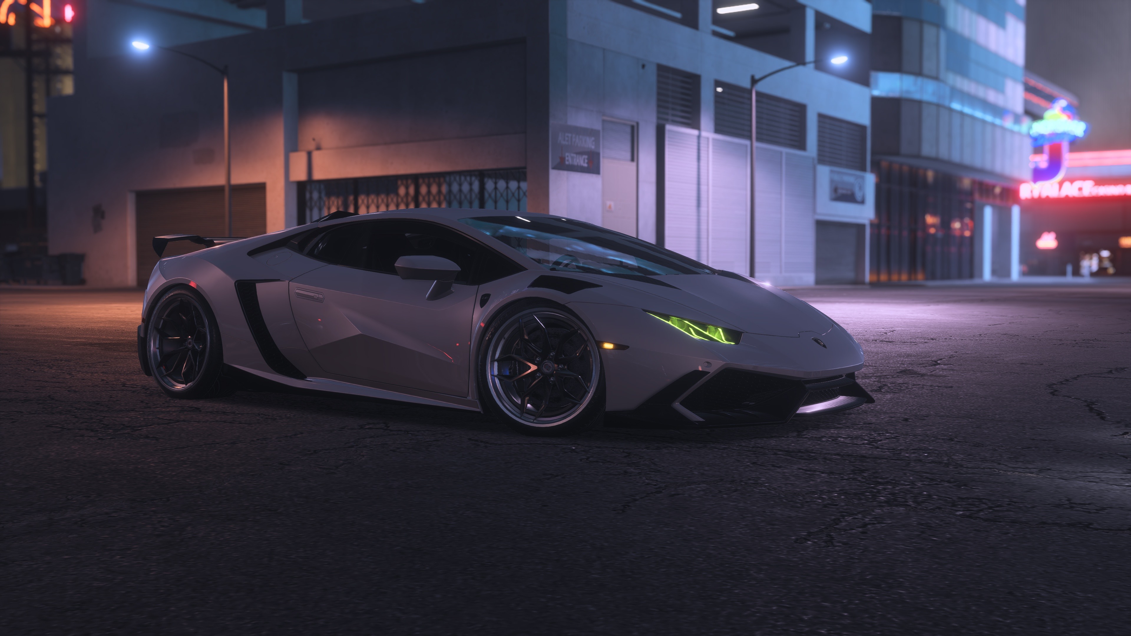 Wallpaper Need For Speed Payback White Lamborghini 3840x2160 Wallpaper Teahub Io
