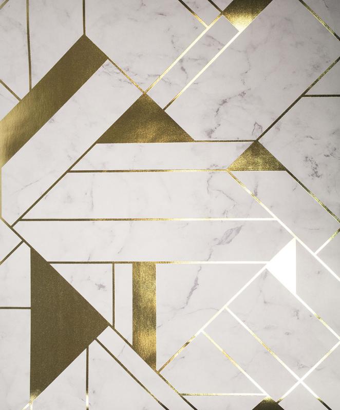 Gulliver Gold Marble Geometric Wwhm1468 Brewster Wallpaper - Marble Geometric - HD Wallpaper 