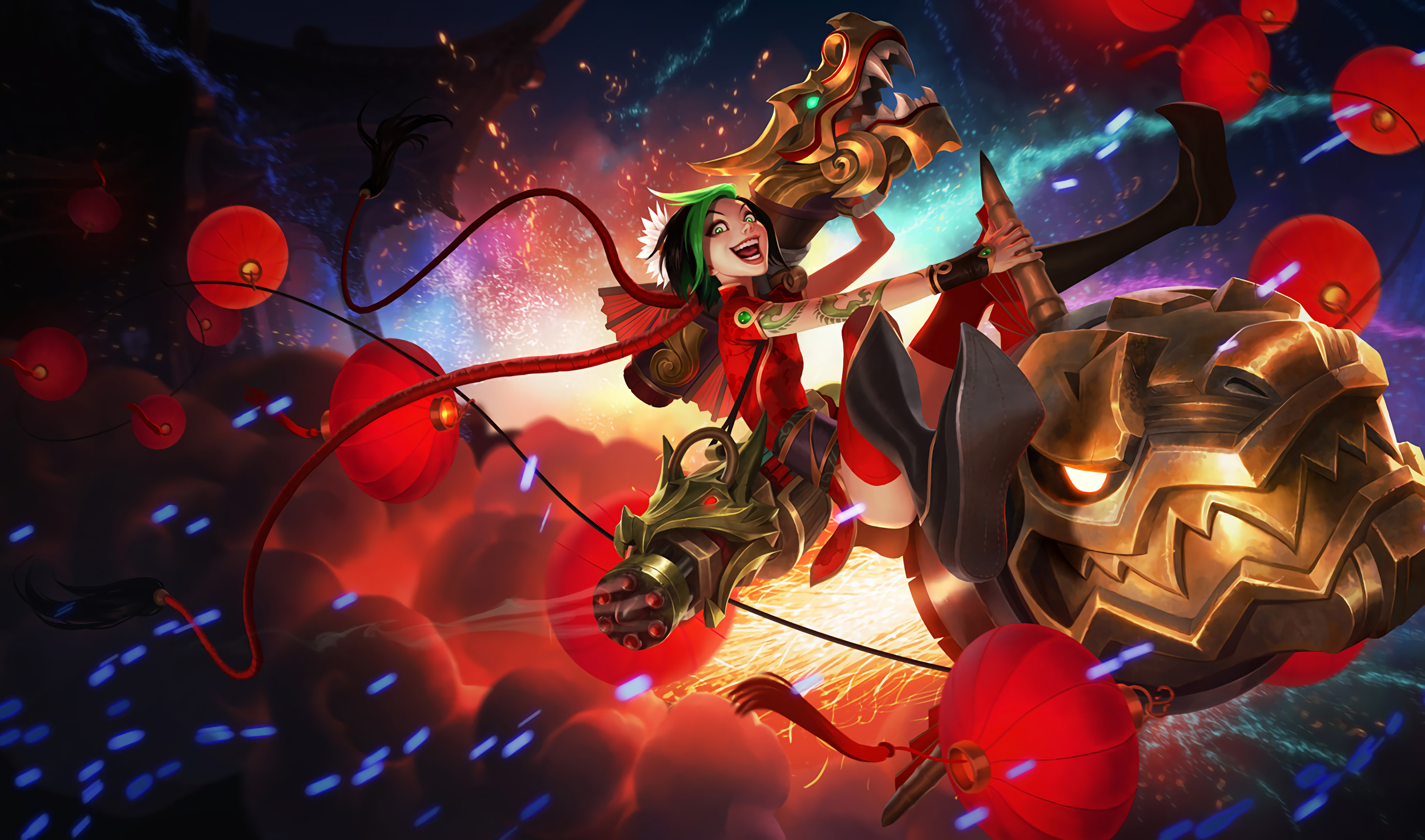 Firecracker Jinx - HD Wallpaper 