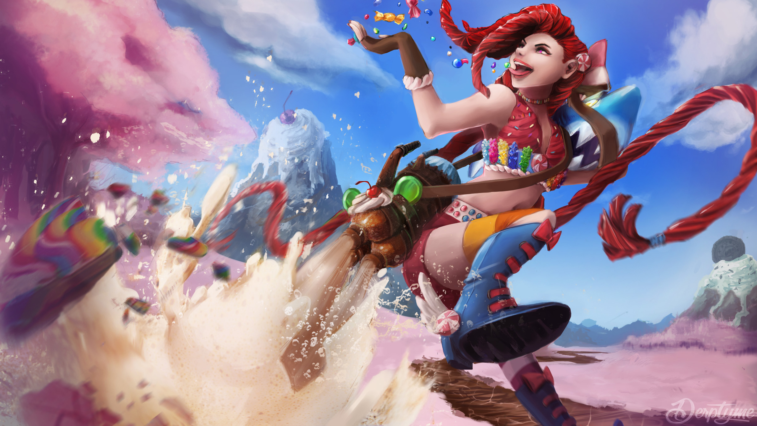 Sugar Rush Skins Lol - HD Wallpaper 