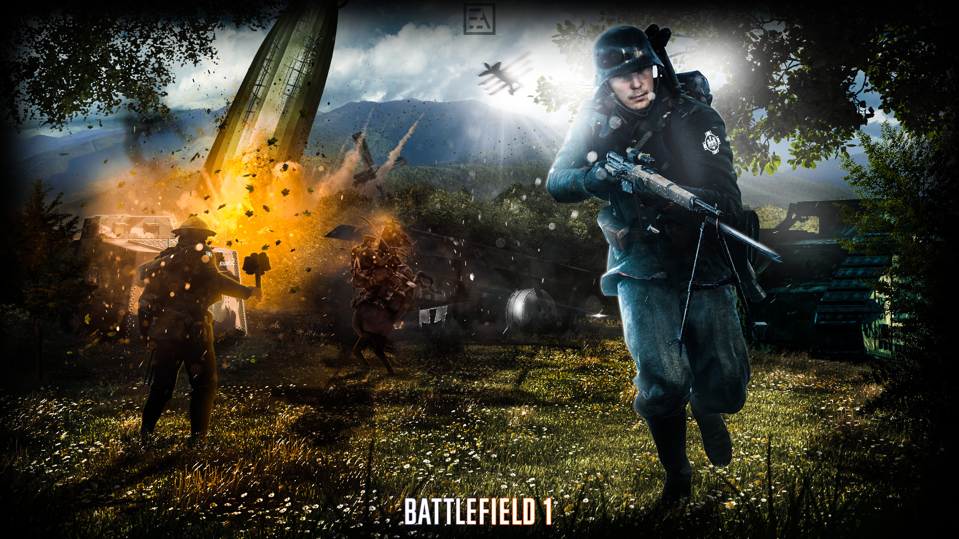 Обои Battlefield 1 - HD Wallpaper 