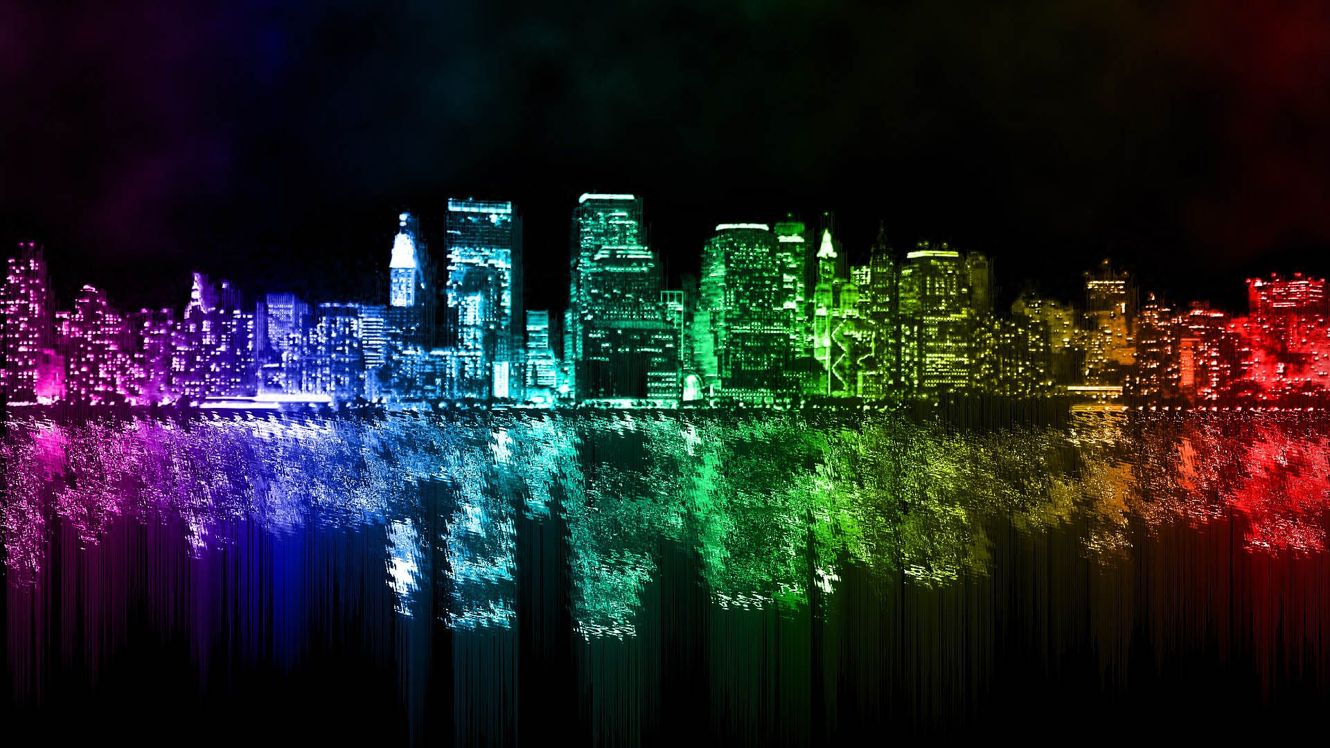 1080p City Wallpaper Night - HD Wallpaper 