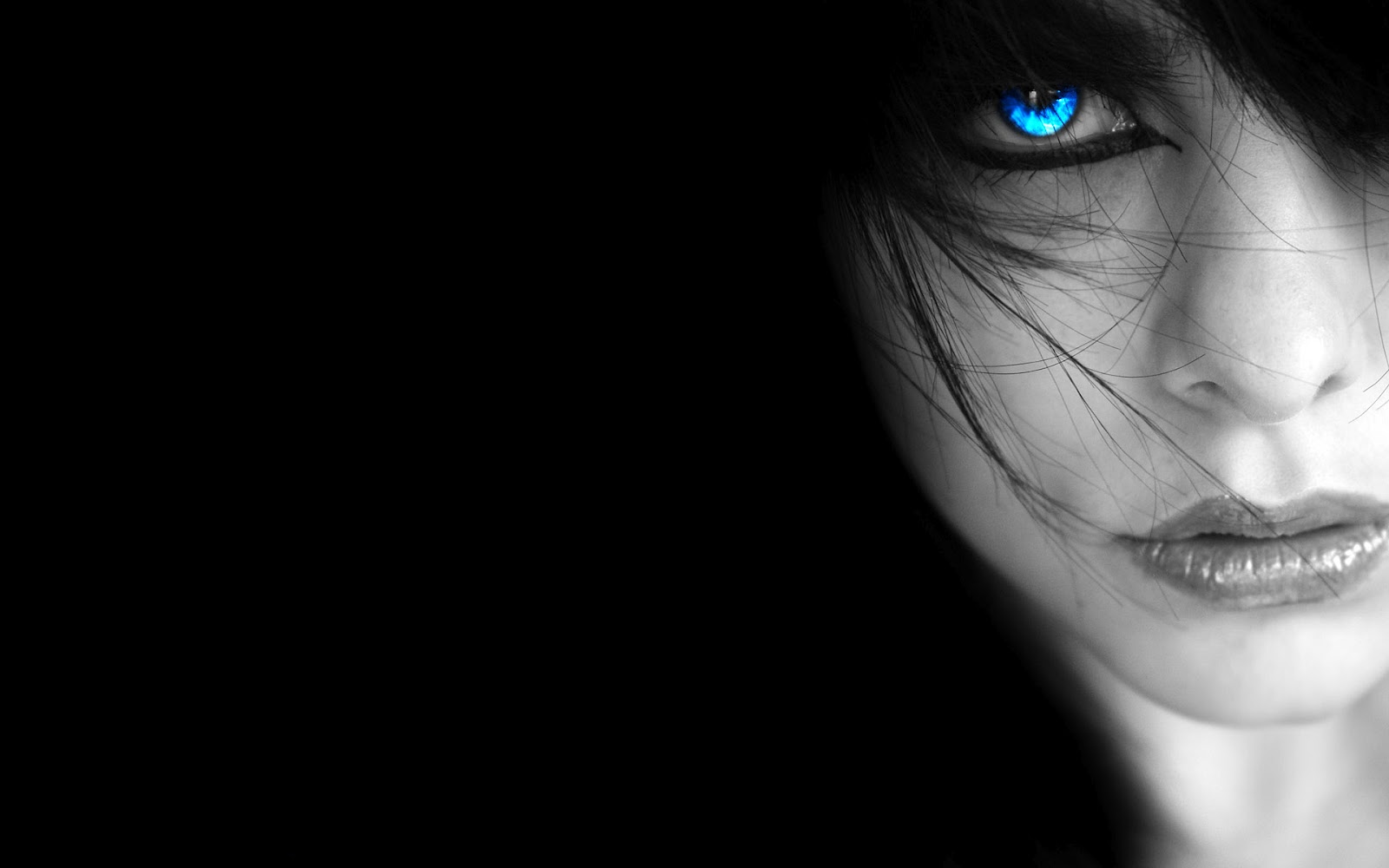 Black Wallpaper Hd Girl - HD Wallpaper 