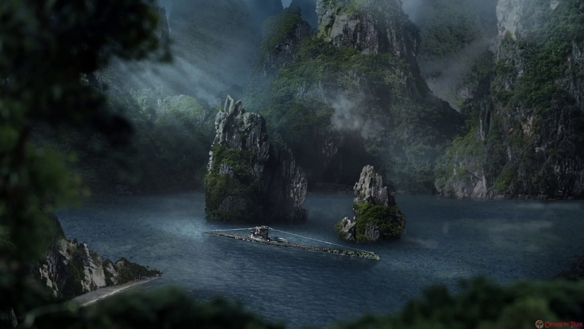 Arrow Shipwreck - Arrow Lian Yu - HD Wallpaper 