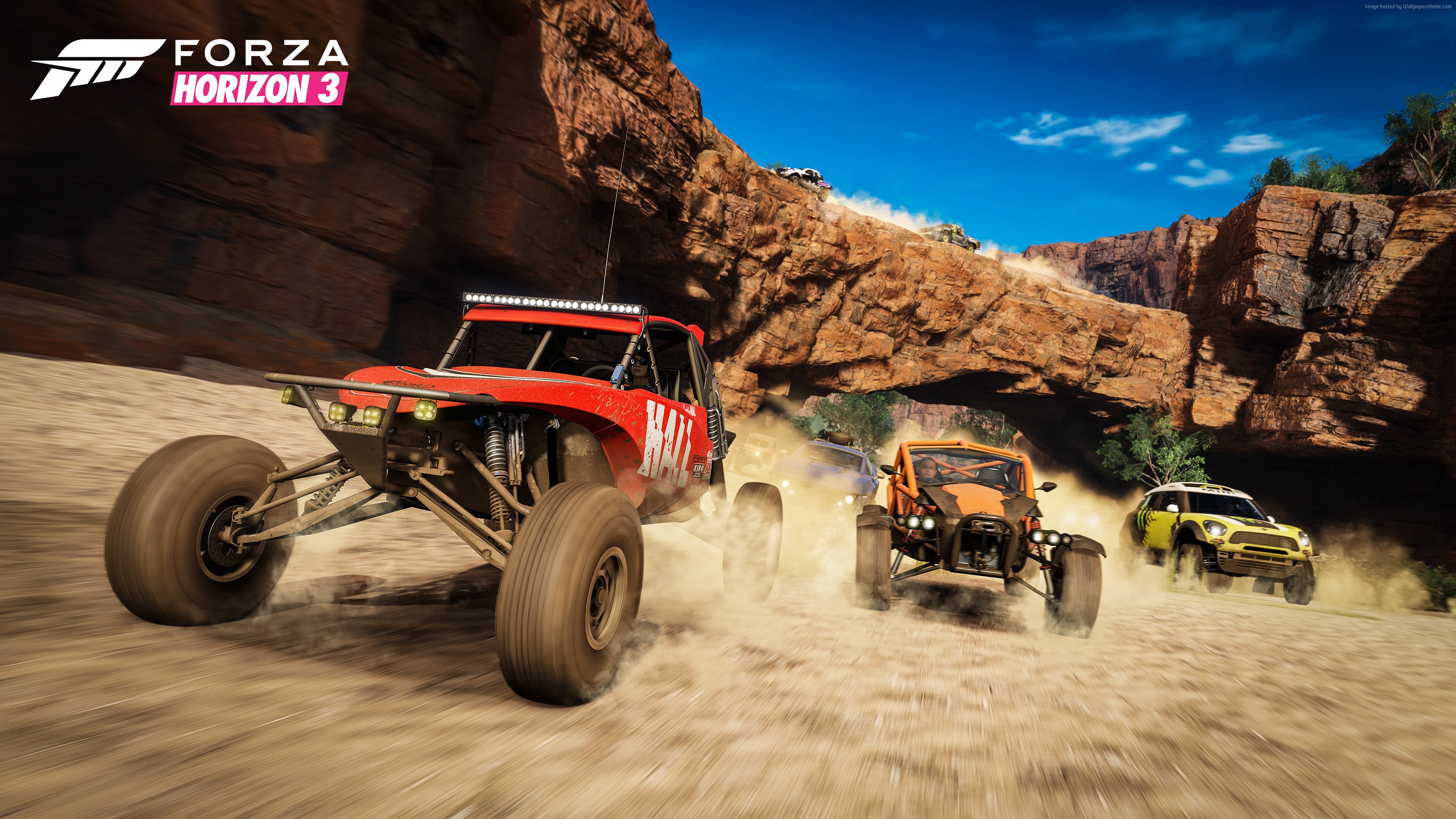 Wallpaper Forza Horizon 3, Racing, Extreme, E3 2016, - Forza Horizon 3 Buggies - HD Wallpaper 