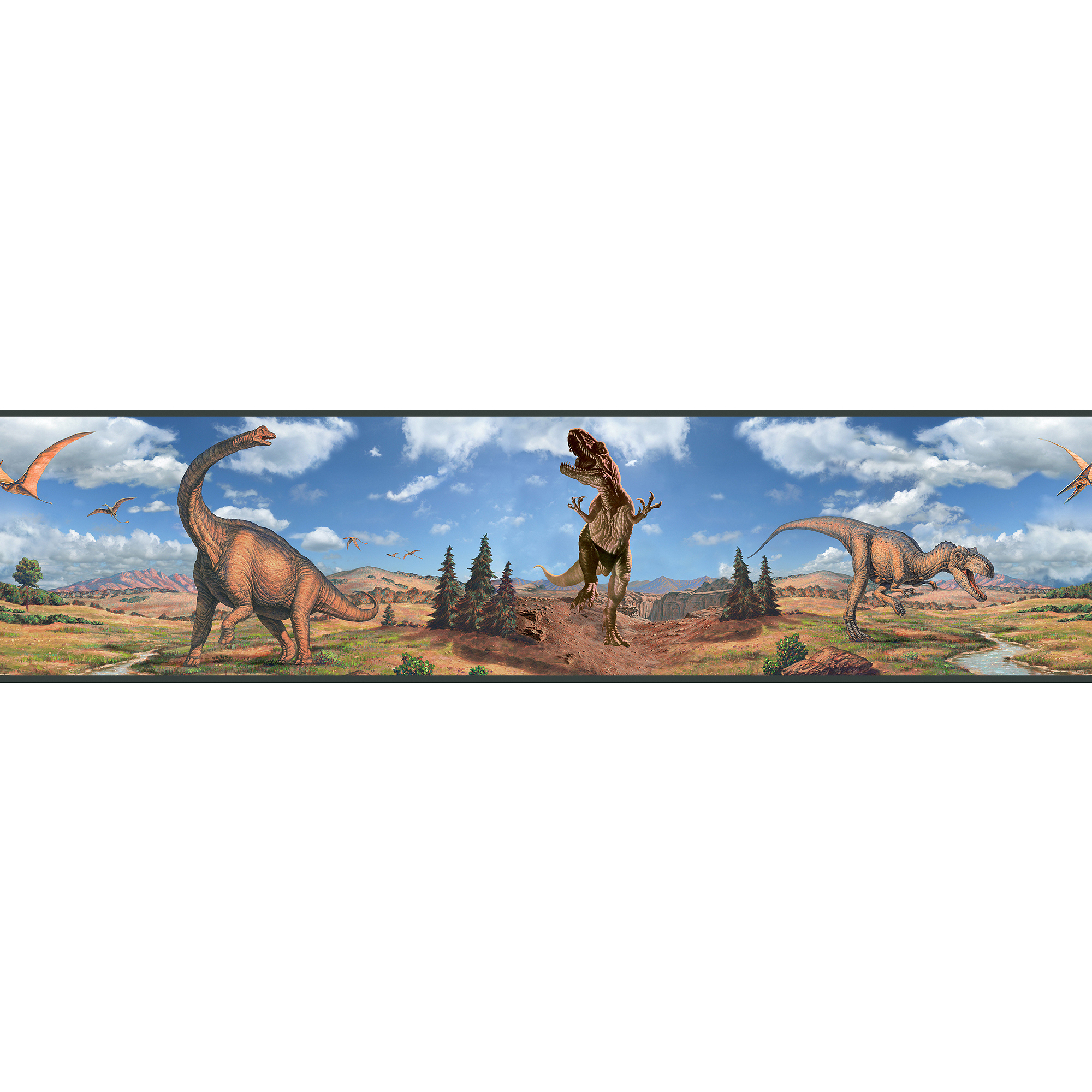 Dinosaur Border - HD Wallpaper 