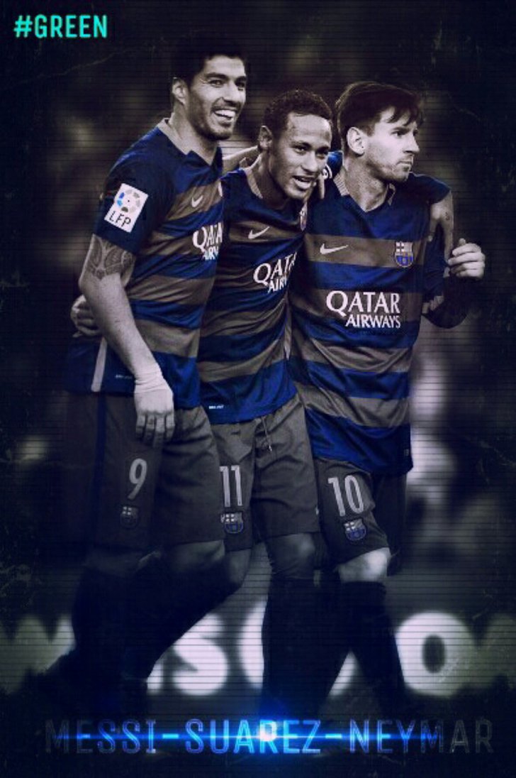 Messi Suarez Neymar - HD Wallpaper 