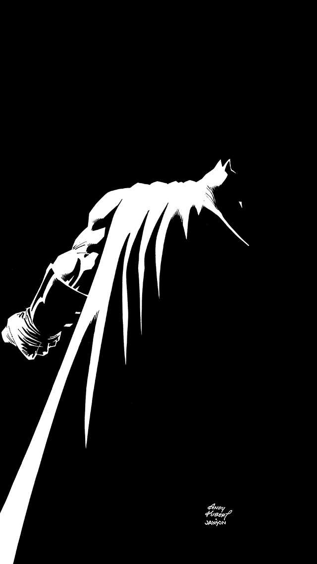 Batman Simple Wallpaper Iphone - HD Wallpaper 