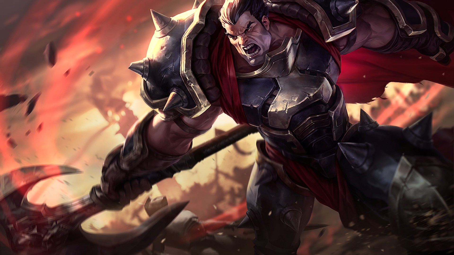 League Of Legends Darius Art - HD Wallpaper 