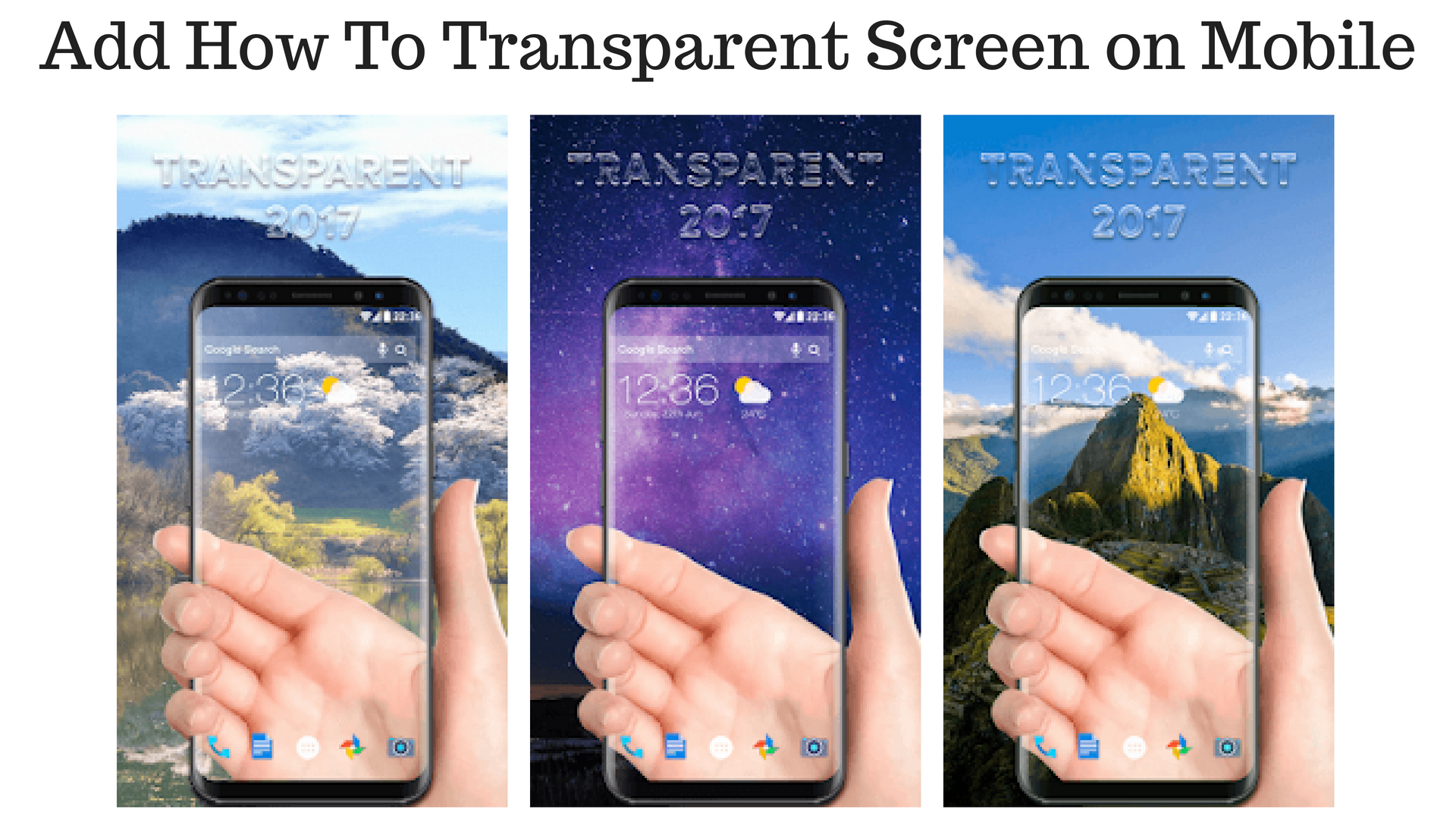 Transparent Screen - HD Wallpaper 