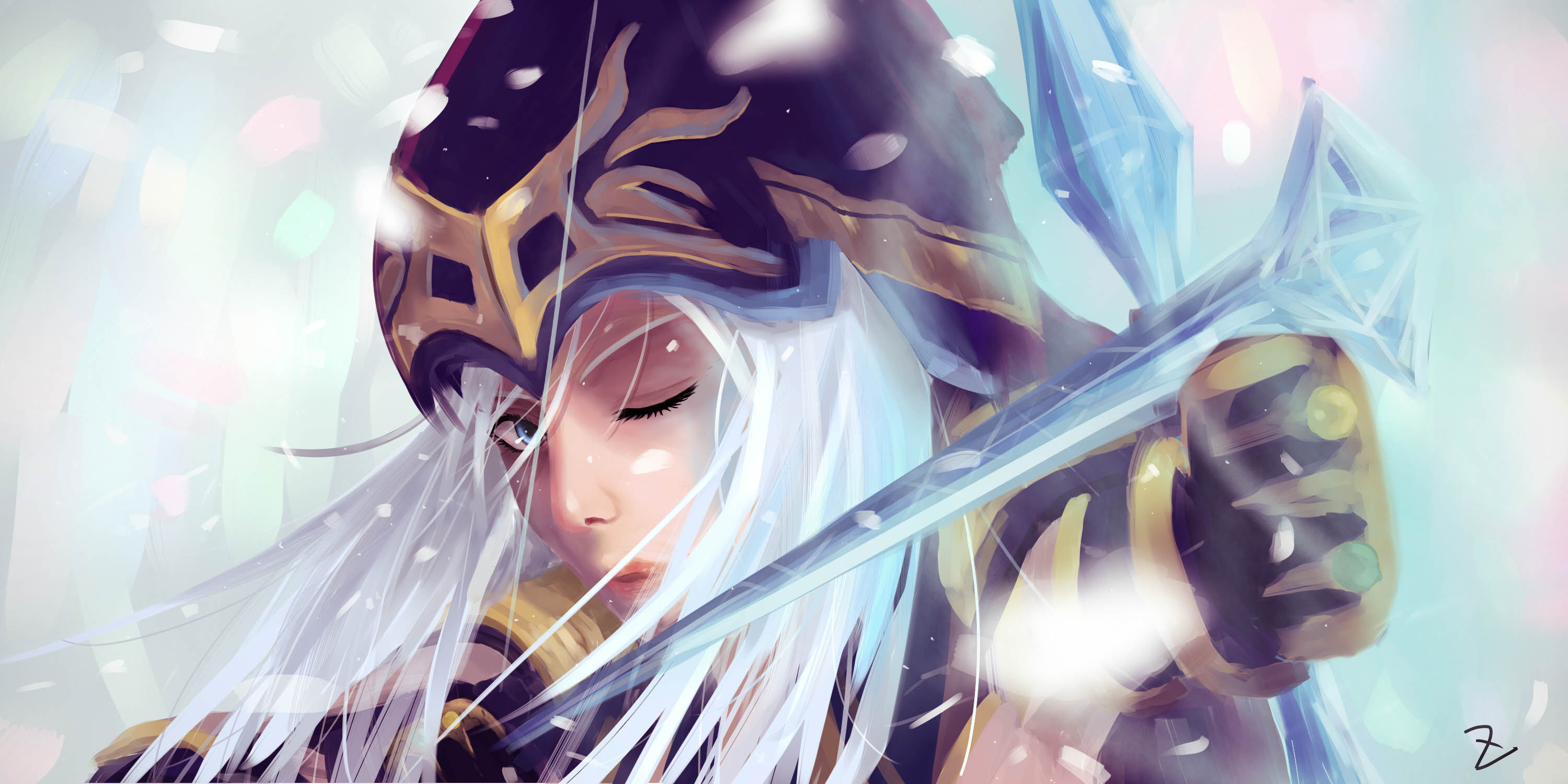 Ashe Wallpaper - Ashe Wallpaper Anime - HD Wallpaper 