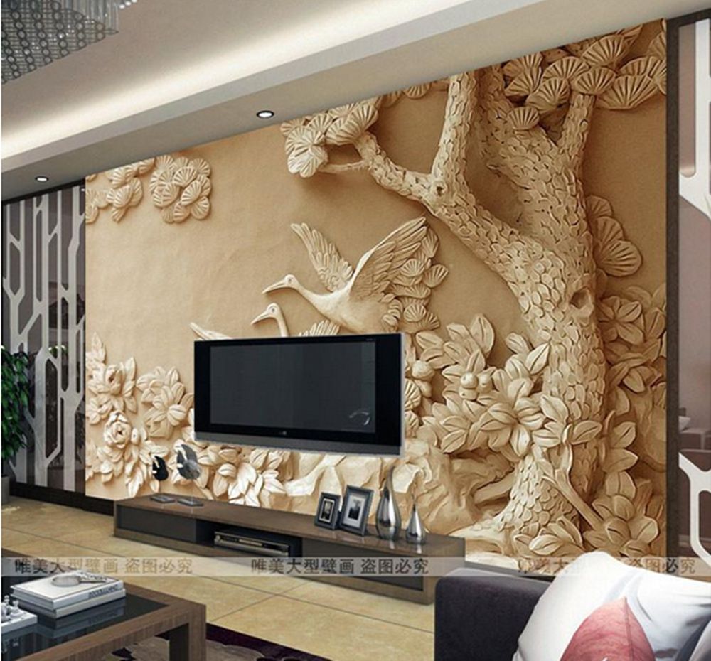 3d Design On Wall - HD Wallpaper 