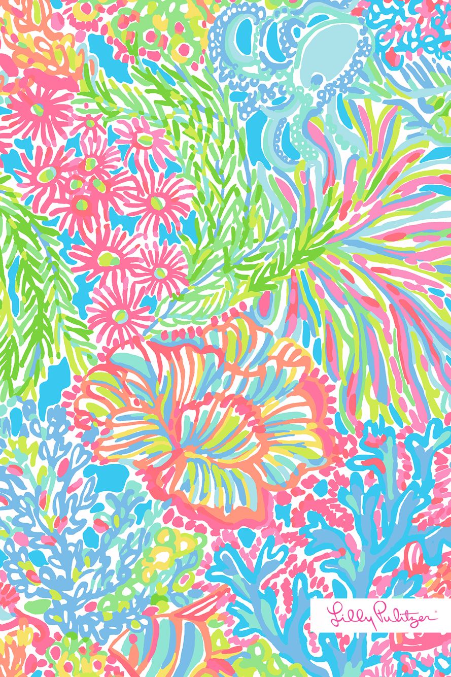Lilly Pulitzer Print Lovers Coral - HD Wallpaper 