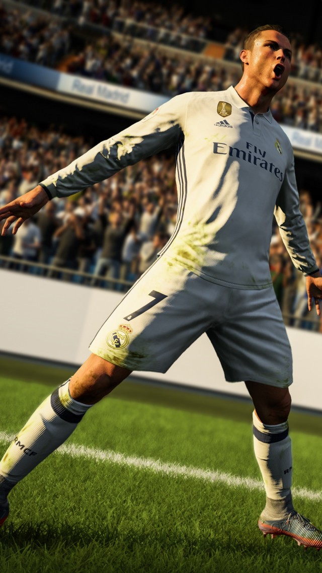 Cristiano Ronaldo Fifa 18 Celebration - HD Wallpaper 