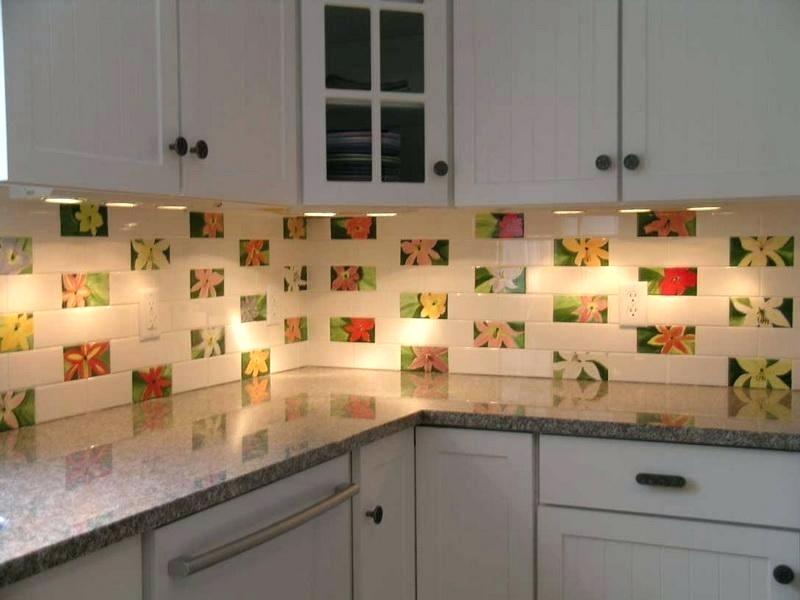 Kitchen Backsplash Wallpaper Kitchen Wallpaper Ideas - Best Tiles Design For Kitchen - HD Wallpaper 