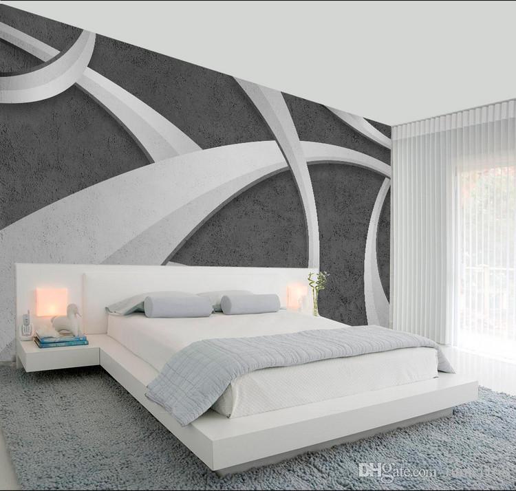 White Modern Bedroom Design - HD Wallpaper 