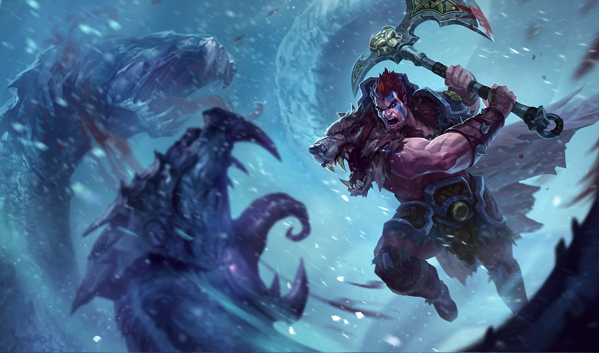 Woad King Darius Skin Splash Art - Woad King Darius - HD Wallpaper 