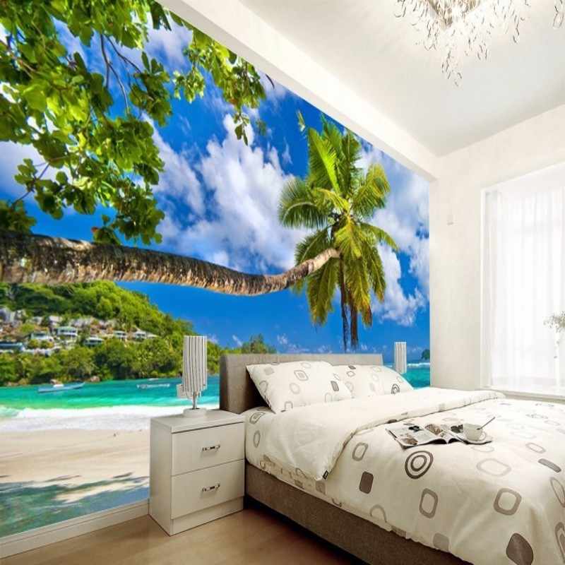 Beibehang Custom 3 D Mural Ocean Wallpaper Wallpaper - Relaxing Tropical Beach - HD Wallpaper 