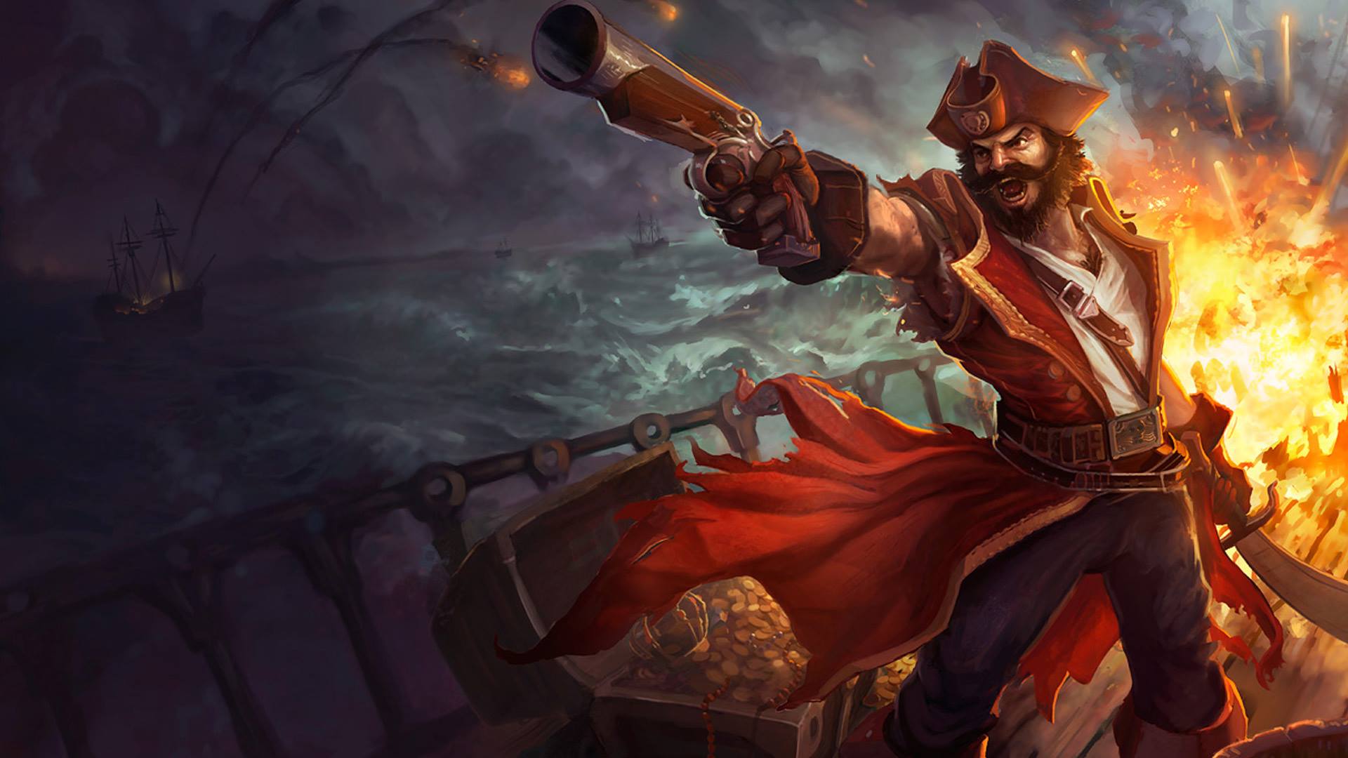 League Of Legends Champions Pirate - HD Wallpaper 