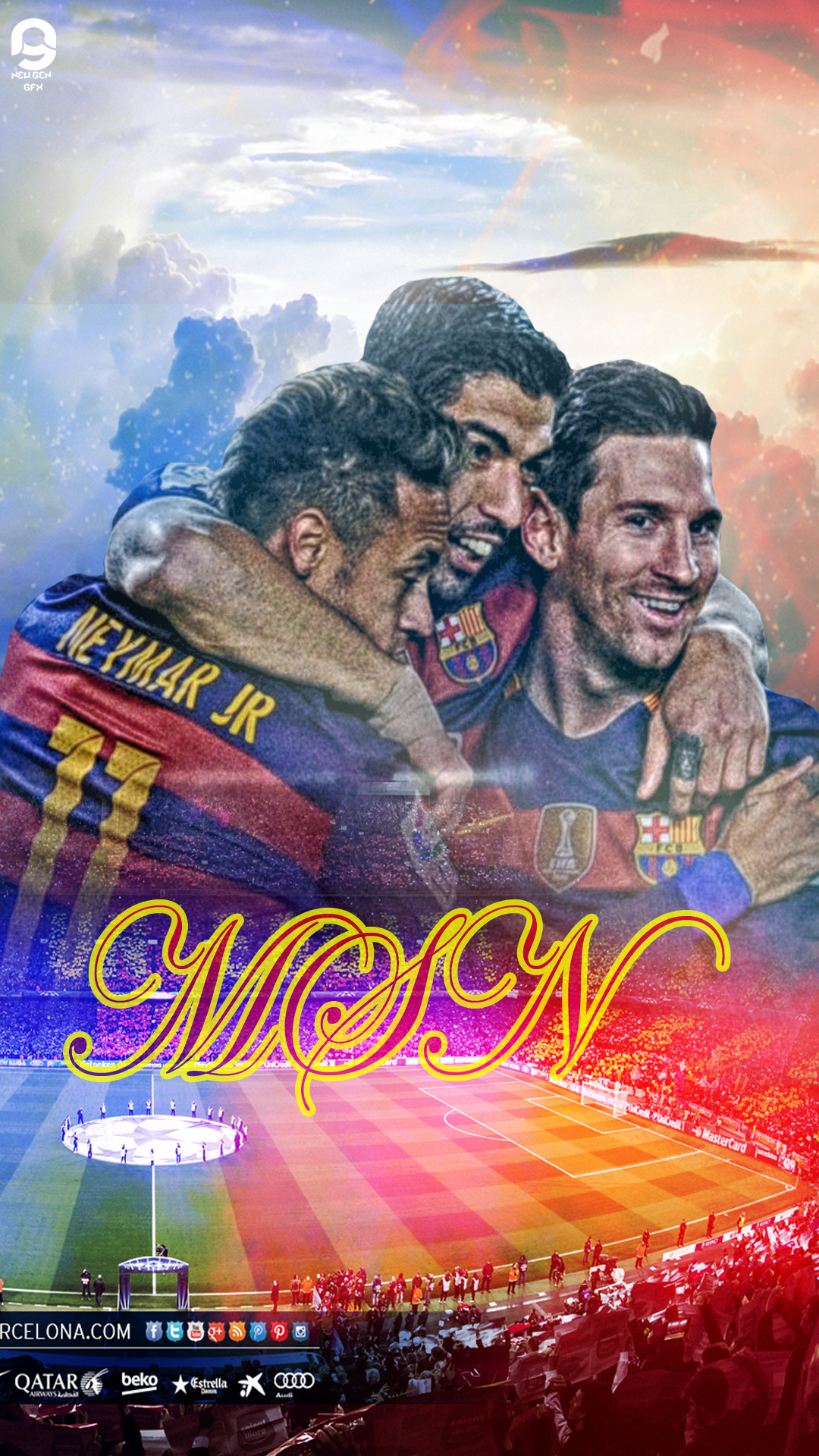 Messi And Suarez And Neymar - HD Wallpaper 