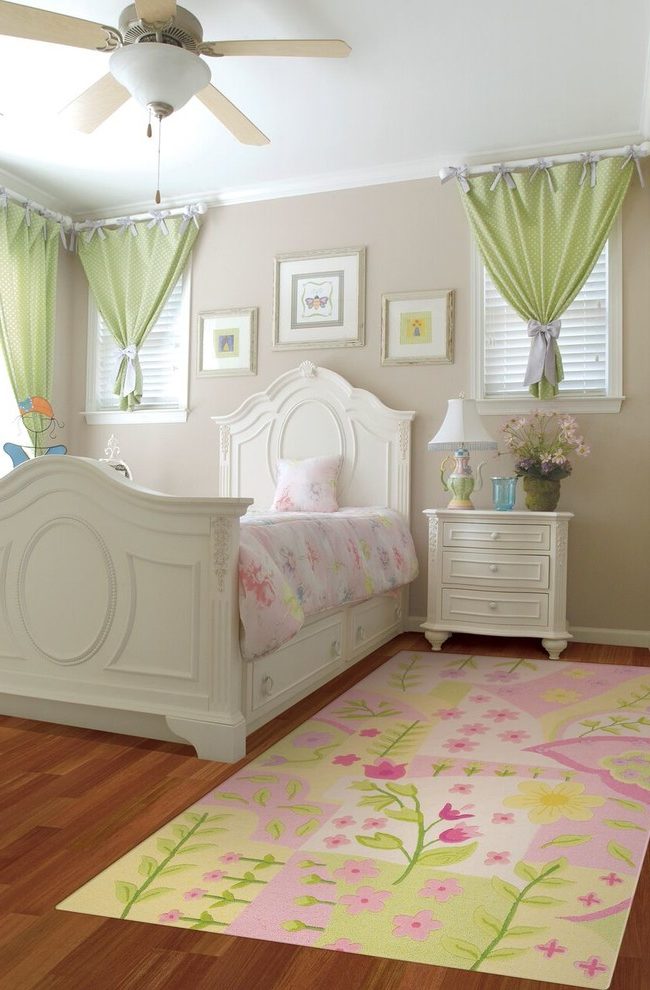 Raised Bed Garden Kids Traditional With Girls Bedroom - Bedroom - HD Wallpaper 
