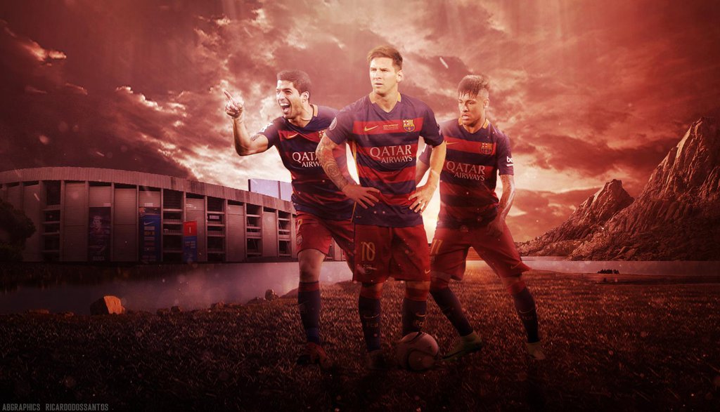Messi Neymar Y Suarez - HD Wallpaper 