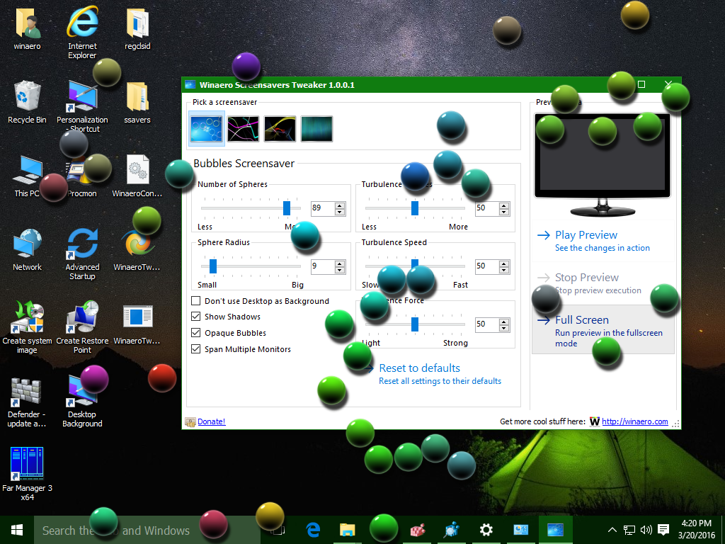 Windows 10 Customized Bubbles Screensaver - Bubbles Screensaver Windows 10 - HD Wallpaper 